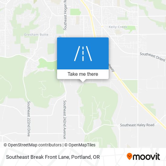 Southeast Break Front Lane map