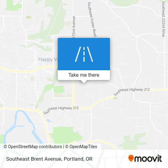 Mapa de Southeast Brent Avenue