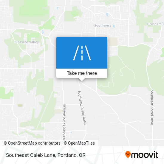 Southeast Caleb Lane map