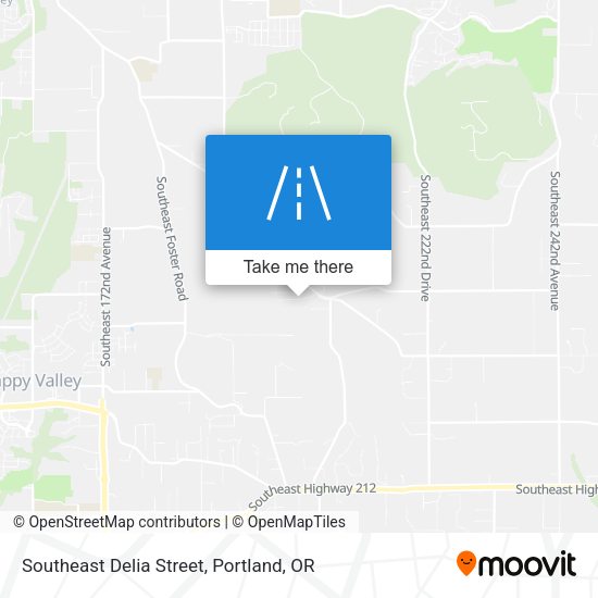 Mapa de Southeast Delia Street