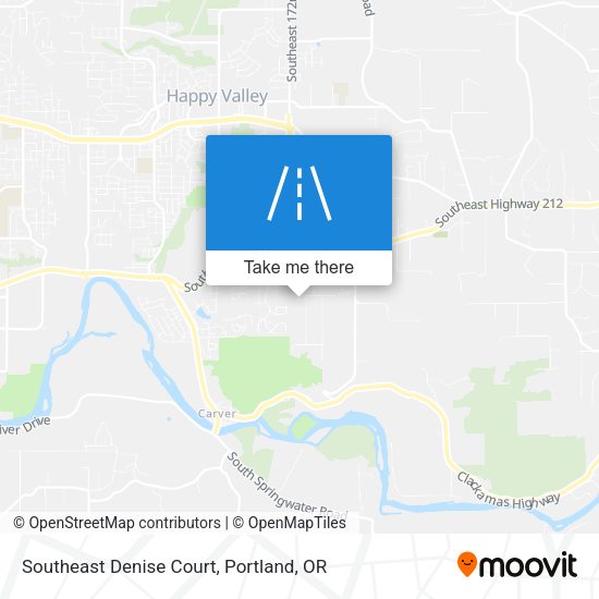 Southeast Denise Court map