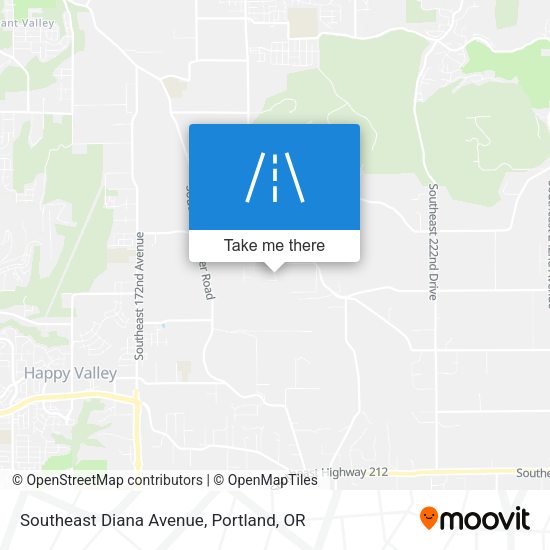 Mapa de Southeast Diana Avenue
