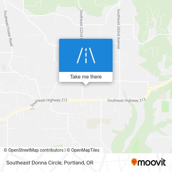 Southeast Donna Circle map