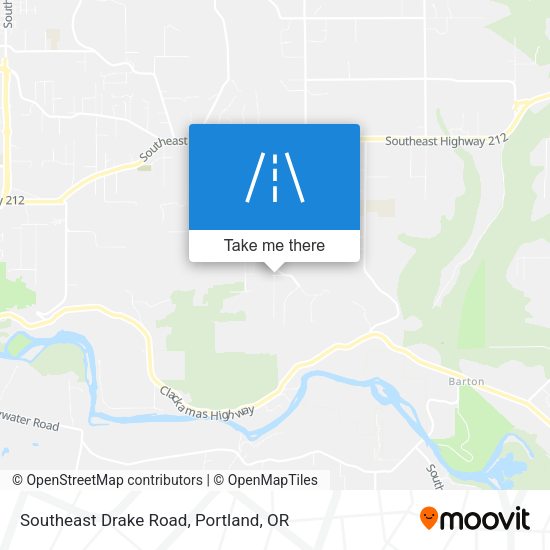 Southeast Drake Road map