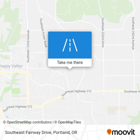 Mapa de Southeast Fairway Drive