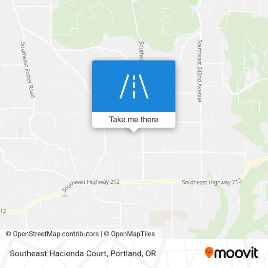 Mapa de Southeast Hacienda Court