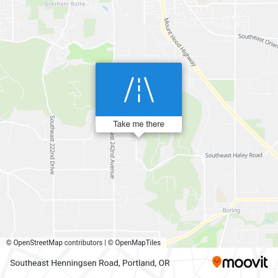 Mapa de Southeast Henningsen Road