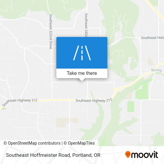 Southeast Hoffmeister Road map