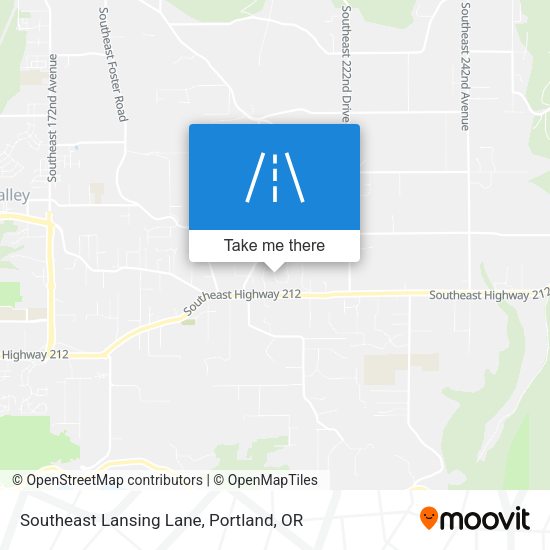 Mapa de Southeast Lansing Lane