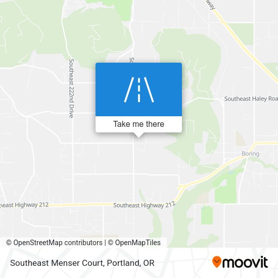 Southeast Menser Court map