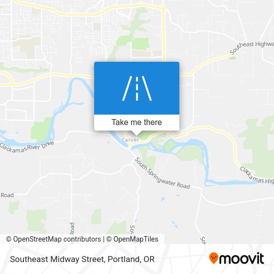 Mapa de Southeast Midway Street