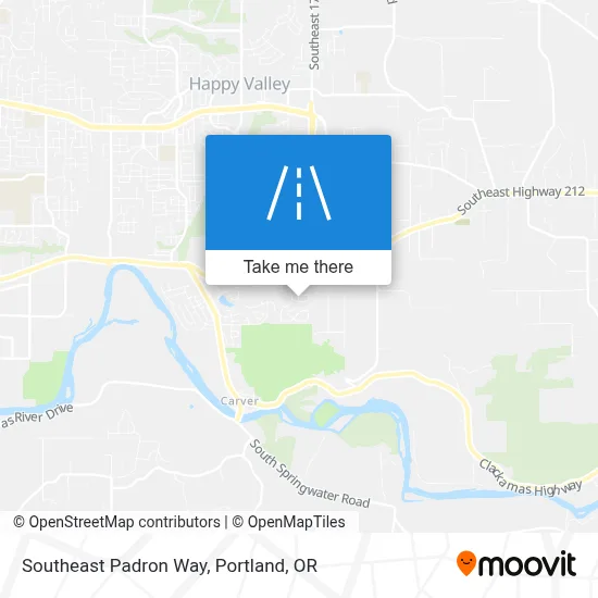 Southeast Padron Way map