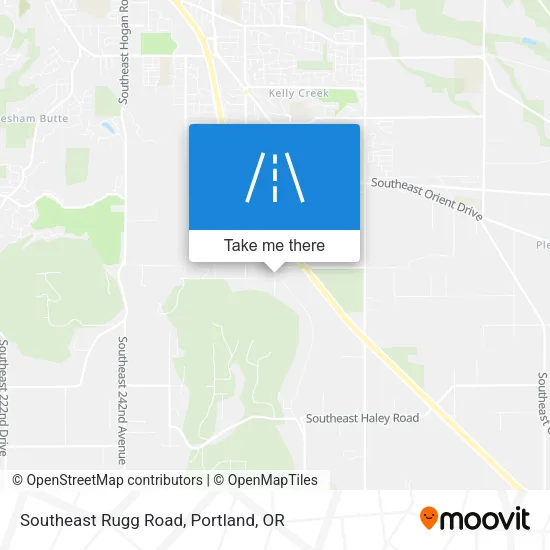 Southeast Rugg Road map