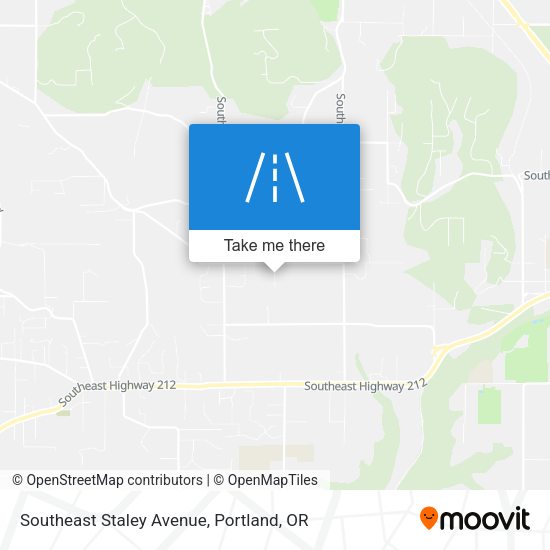 Mapa de Southeast Staley Avenue