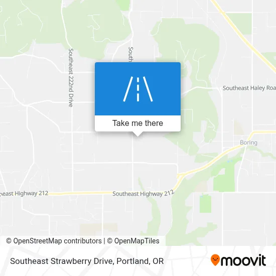 Southeast Strawberry Drive map