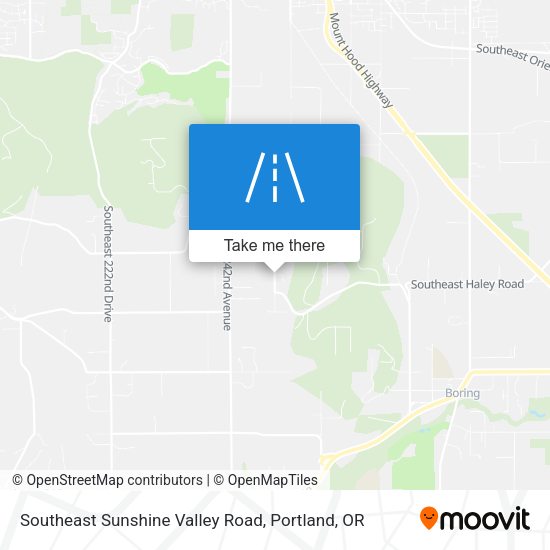 Mapa de Southeast Sunshine Valley Road