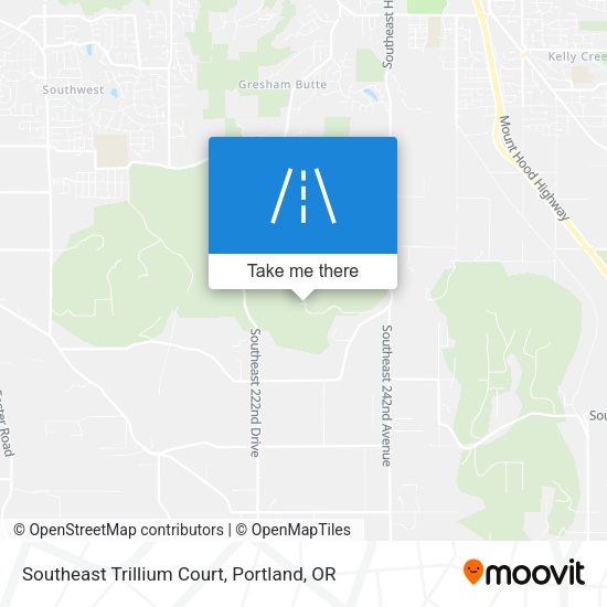 Southeast Trillium Court map
