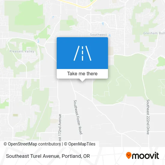 Southeast Turel Avenue map