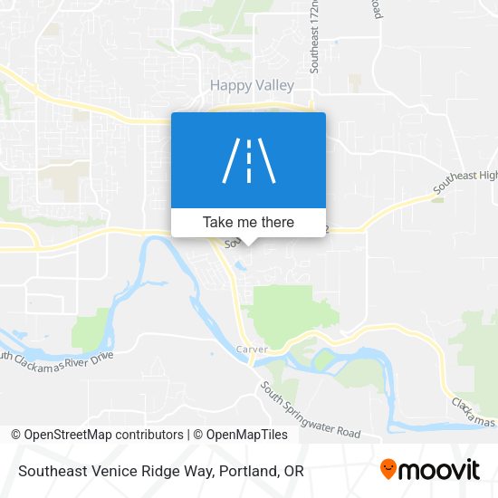 Southeast Venice Ridge Way map