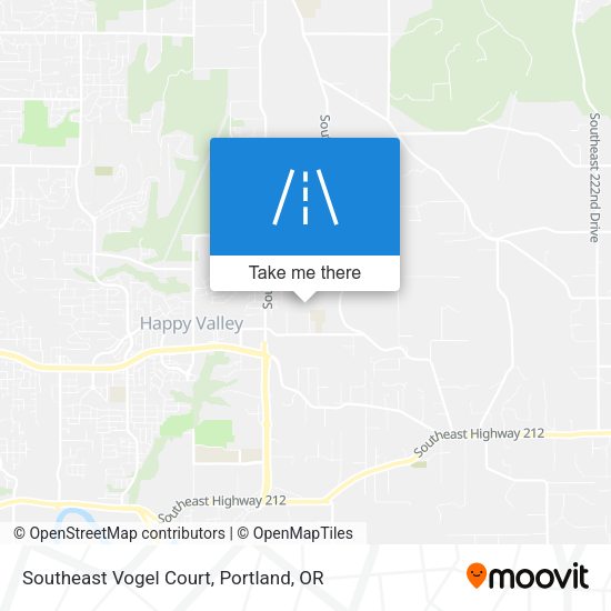 Mapa de Southeast Vogel Court