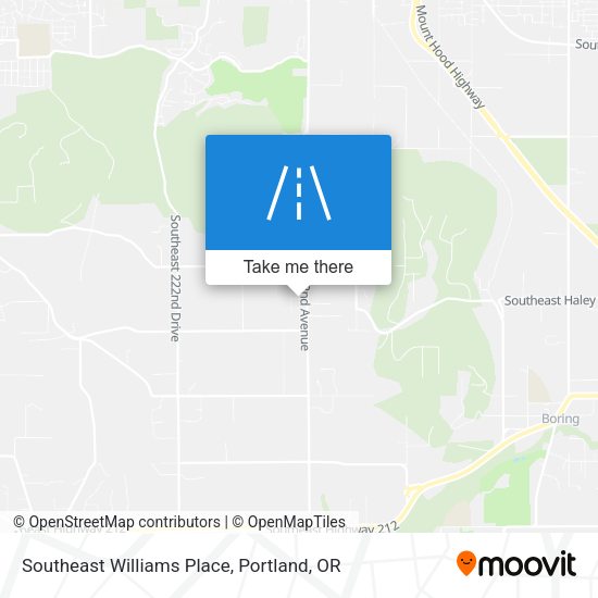 Mapa de Southeast Williams Place