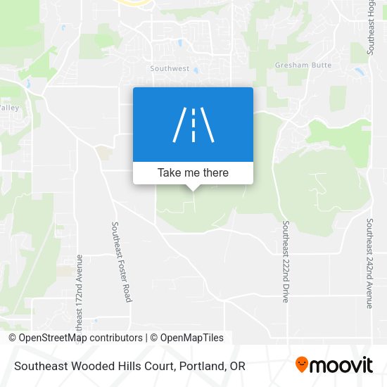 Mapa de Southeast Wooded Hills Court