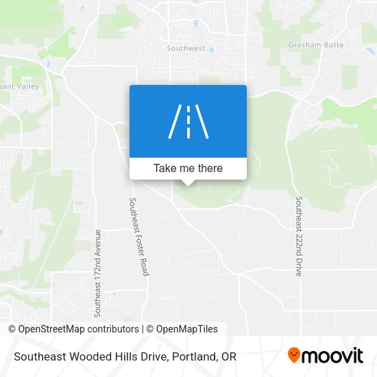 Mapa de Southeast Wooded Hills Drive