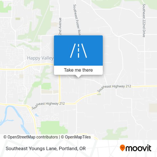 Mapa de Southeast Youngs Lane