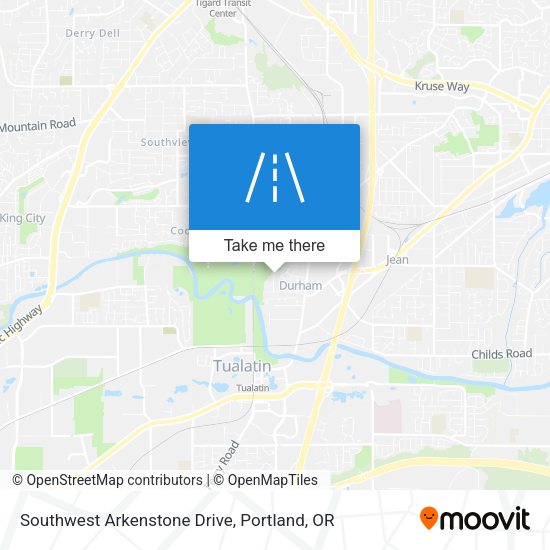 Southwest Arkenstone Drive map
