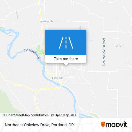 Mapa de Northeast Oakview Drive