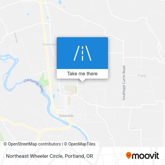Northeast Wheeler Circle map