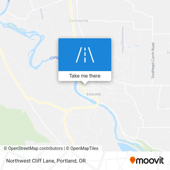 Northwest Cliff Lane map