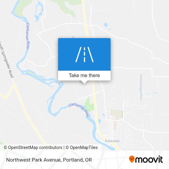 Mapa de Northwest Park Avenue
