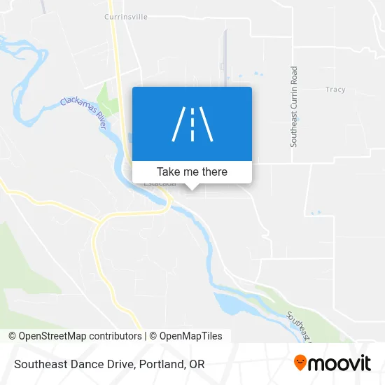 Southeast Dance Drive map