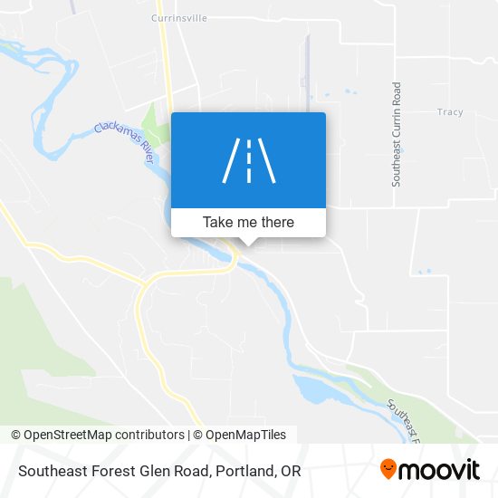 Southeast Forest Glen Road map