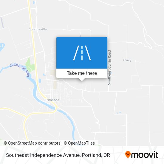 Southeast Independence Avenue map