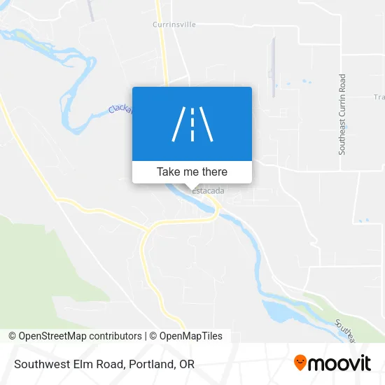 Southwest Elm Road map
