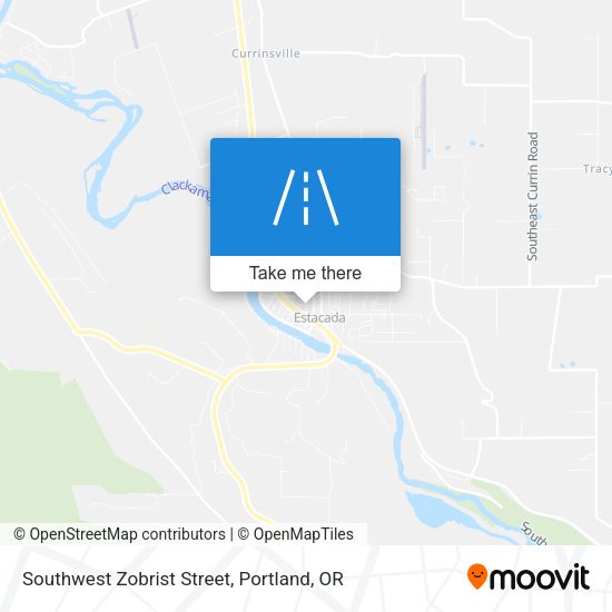 Southwest Zobrist Street map