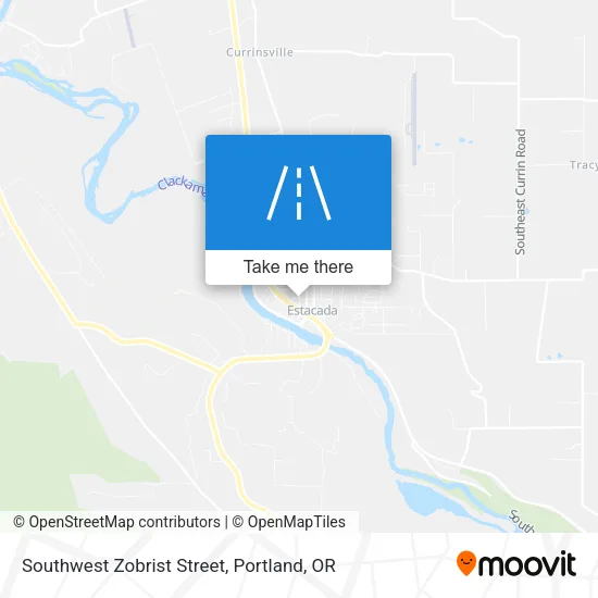 Southwest Zobrist Street map