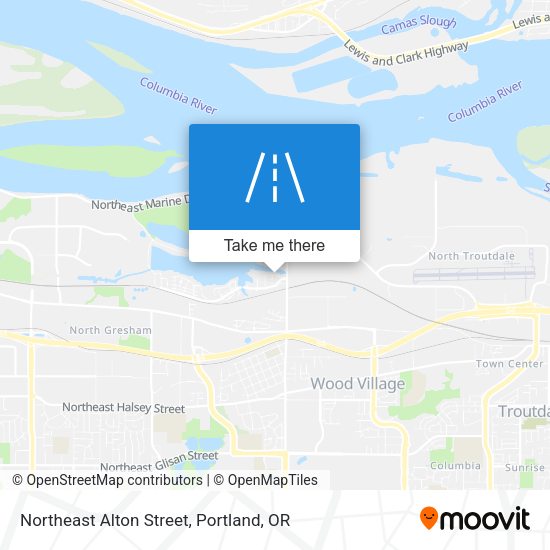Mapa de Northeast Alton Street