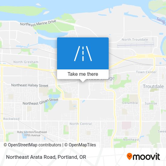 Mapa de Northeast Arata Road