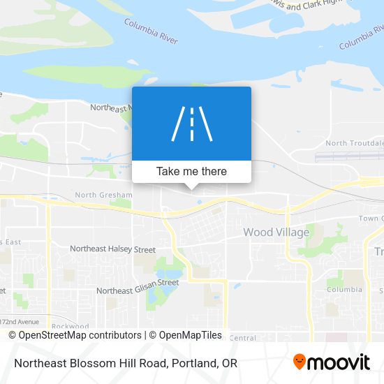 Northeast Blossom Hill Road map