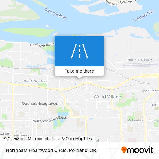 Mapa de Northeast Heartwood Circle