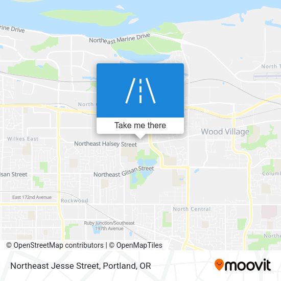Mapa de Northeast Jesse Street
