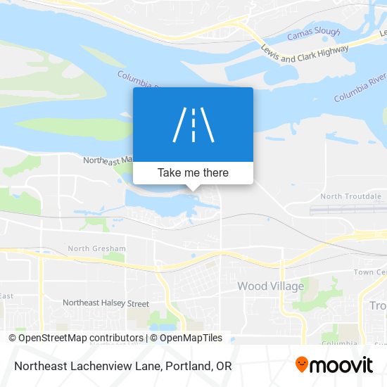 Northeast Lachenview Lane map