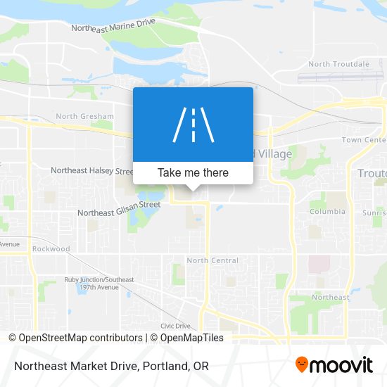 Mapa de Northeast Market Drive