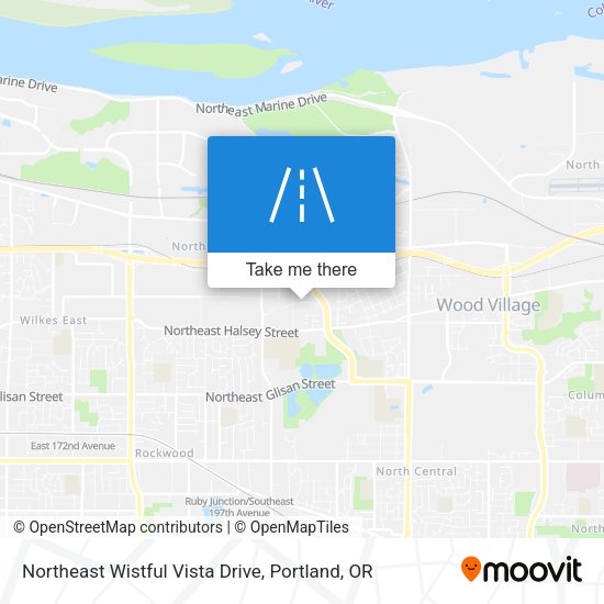 Mapa de Northeast Wistful Vista Drive