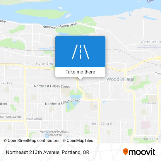 Northeast 213th Avenue map