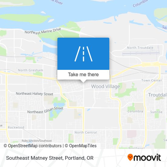 Southeast Matney Street map