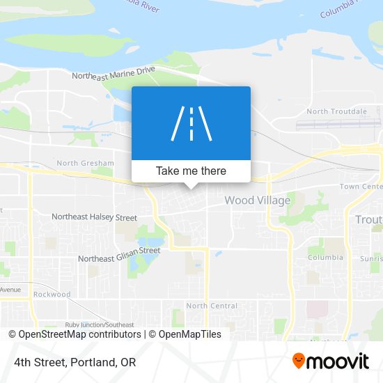 Mapa de 4th Street